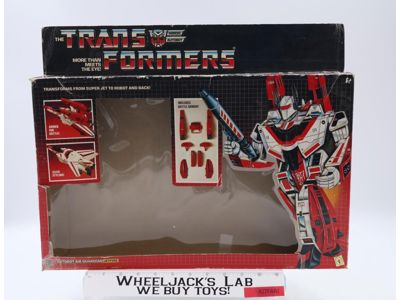 Jetfire EMPTY BOX ONLY 1985 Action Figure Vintage Hasbro G1 Transformers