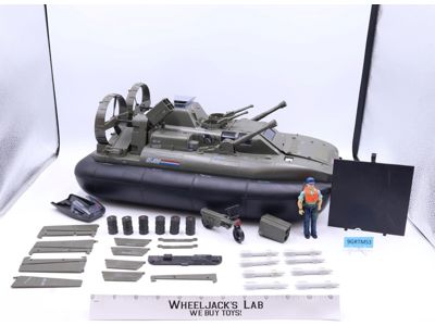 Killer W.H.A.L.E. Hovercraft W/Cutter 100% Complete GI Joe 1984 Hasbro Vehicle