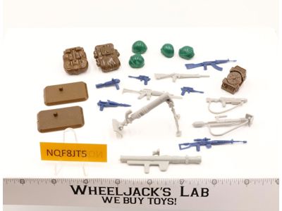 Lot Battle Gear Accessory Pack 2 Set 2 Complete 1984 Weapons G.I. Joe Vintage