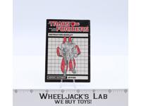 Jetfire Instructions Manual Booklet 1984 Hasbro G1 Transformers Vintage Figure