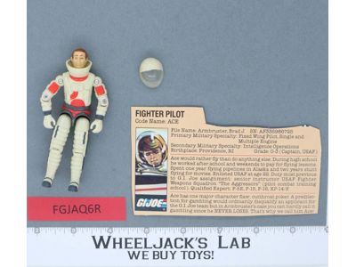 Ace V1 100% Complete G.I. Joe 1983 Hasbro Vintage Action Figure