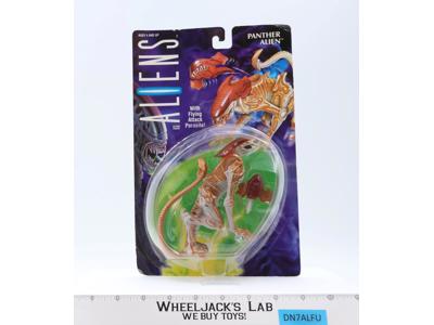 Panther Alien W/ Comic Aliens 1993 Kenner Action Figure NEW MOSC SEALED