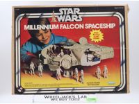 Millennium Falcon WORKS 100% Complete W/ Insert Star Wars 1979 Kenner Vehicle