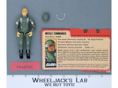 Hawk V1.5 100% Complete MAIL AWAY G.I. Joe 1983 Hasbro Vintage Action Figure