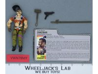 Zanzibar V1 100% Complete G.I. Joe 1987 Hasbro Vintage Action Figure
