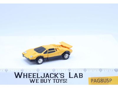 Countach Pocket Puzzler Yellow Lamborghini 100% complete 1984 Gobots Bandai