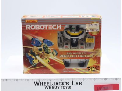 Rick Hunter's Veritech Fighter Complete Robotech 1985 Matchbox Action Figure