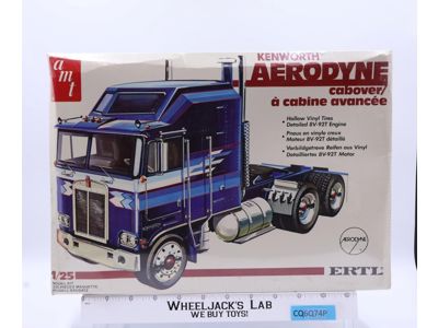 #6652 Kenworth Aerodyne Cabover AMT ERTL 1:25 Scale Model Kit NEW SEALED