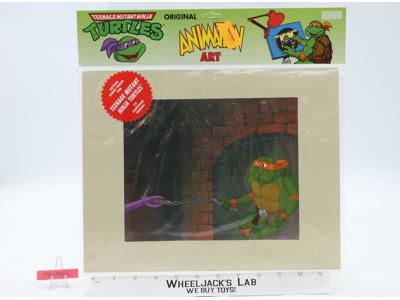 Michelangelo Animation Art Cel Teenage Mutant Ninja Turtles TMNT 1991 NEW SEALED