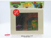 Michelangelo Animation Art Cel Teenage Mutant Ninja Turtles TMNT 1991 NEW SEALED