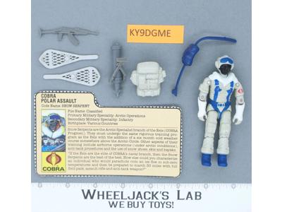 Snow Serpent V1 100% Complete G.I. Joe 1985 Hasbro Vintage Action Figure