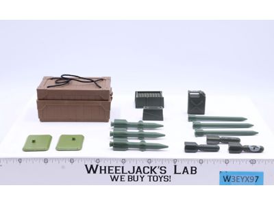 Ammo Dump Supply 100% Complete 1985 GI Joe Hasbro Vintage Action Figure Playset