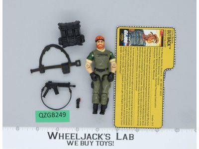 Outback Night Force V2 100% Complete G.I. Joe 1988 Hasbro Vintage Action Figure