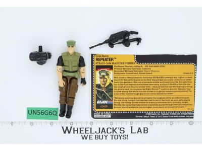 Repeater V2 NIGHT FORCE 100% Complete G.I. Joe 1989 Hasbro Vintage Action Figure