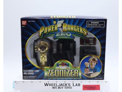 Zeonizer 100% Complete WORKS Power Rangers Zeo 1995 Bandai Action Figure