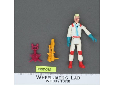 Egon Spengler Fright Features FULL TIE 100% Complete Ghostbusters 1987 Kenner
