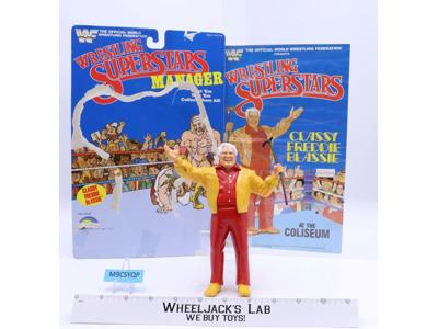 Freddie Blassie 1986 WWF LJN Titan Sports 8" w/ Packaging & Poster 1985 Vintage