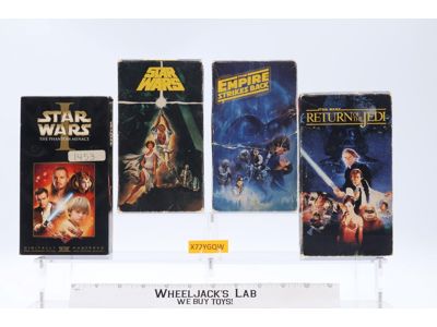 Star Wars VHS Tapes 1992, 2000 Lucas Film 20th Century Fox ANH ESB ROTJ TPM