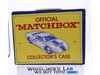 Matchbox Collector Case #41 for 48 Cars W/Inserts Fred Bonner Corporation 1966