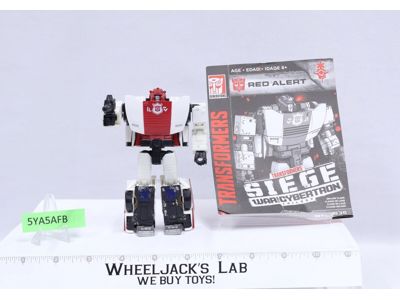 Red Alert 100% Complete Siege WFC Transformers Hasbro 2018 Action Figure