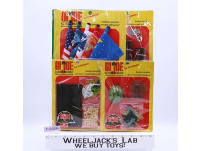 Lot of 4 Action Marine Equipment Sets 2003 Hasbro GI Joe 12" Knockoff