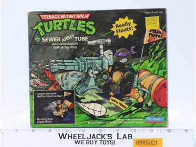 Sewer Army Tube 100% Complete TMNT 1989 Playmates Action Figure Vehicle