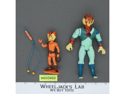 Tygra and Wilykat Young Version 100% Complete Thundercats LJN 1986 Vintage