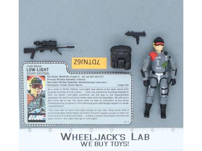 Low-Light V1 100% Complete G.I. Joe 1986 Hasbro Vintage Action Figure