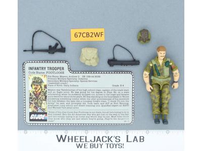 Footloose V1 100% Complete G.I. Joe 1985 Hasbro Vintage Action Figure