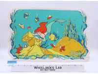 Vinyl PVC Placemat The Little Mermaid Disney 17x11 Vintage