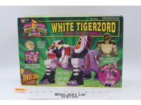 White Tigerzord W/Ranger Power Rangers 1994 Bandai Vintage Action Figure