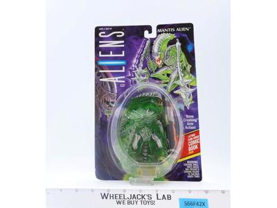 Mantis Alien W/ Comic Aliens 1992 Kenner Action Figure NEW MOSC SEALED