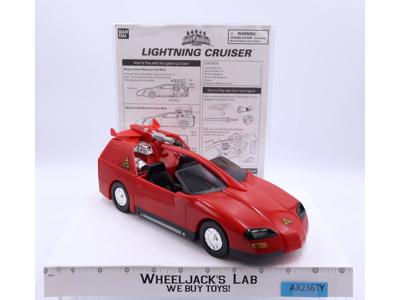 Lightning Cruiser Power Rangers Turbo 1997 Bandai Action Figure Vehicle