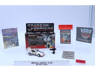 Jazz W/BOX 100% Complete Boxed 1985 Vintage Hasbro G1 Transformers Action Figure