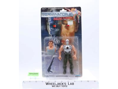 Battle Damage Terminator 2 1991 Kenner Vintage Action Figure NEW MOSC Sealed