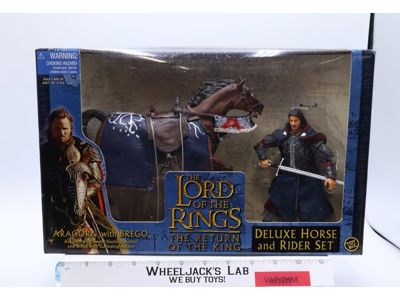 Aragon W/ Brego The Lord of the Rings Return of the King 2001 ToyBiz NEW SEALED