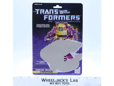 Cindersaur Cardback 1987 Vintage Hasbro G1 Transformers Action Figure