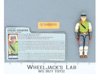 Cross-Country V1 100% Complete G.I. Joe 1986 Hasbro Vintage Action Figure