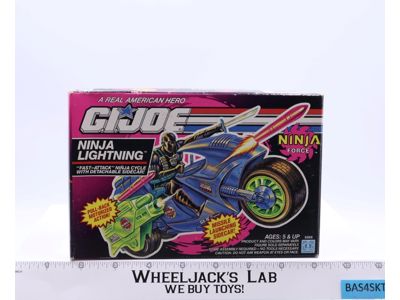 Ninja Lightning Motorcycle GI Joe Ninja Force 1992 Hasbro NEW MISB SEALED