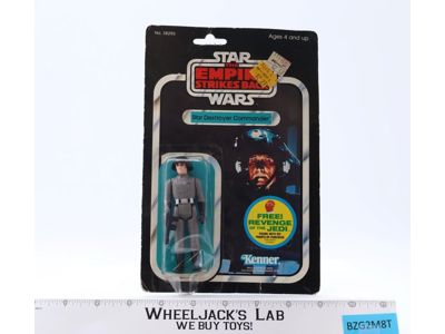 Star Destroyer Commander 48 Back-C Star Wars ESB 1982 Kenner NEW MOSC SEALED