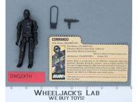 Snake Eyes V1 Straight Arms 100% Complete G.I. Joe 1982 Hasbro Vintage Figure