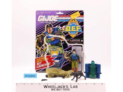 Mutt & Junkyard DEF 100% Complete W/ Cardback GI Joe 1992 Hasbro Vintage Figure
