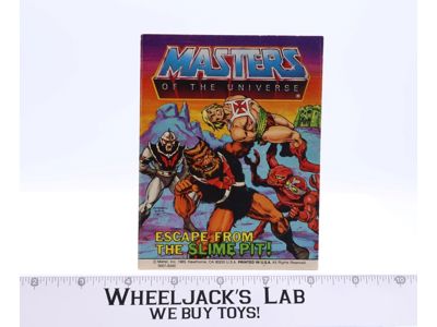 Escape From the Slime Pit 1985 Mini Comic He-Man Masters of the Universe MOTU