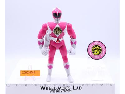 Auto Morphin Kimberly Pink Ranger Mighty Power Ranger 1993 Bandai w/ Button