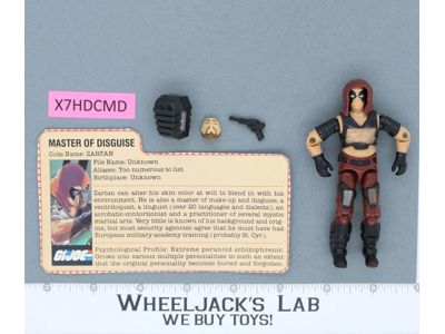Zartan V1 100% Complete G.I. Joe 1984 Hasbro Vintage Action Figure