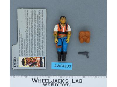 Red Dog V1 100% Complete G.I. Joe 1987 Hasbro Vintage Action Figure
