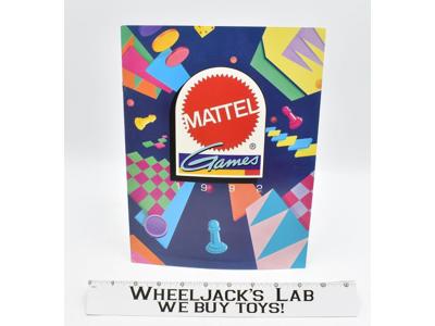 MATTEL Games 1992 Toy Fair Employee Dealer Catalog Board and Strategy Games