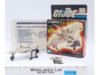 Cobra C.L.A.W. 100% Complete W/ Box GI Joe 1984 Hasbro Action Figure Vehicle