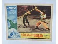 The Lost World of Sinbad 1965 Fantasy/Adventure Movie Lobby Card Poster 11x14