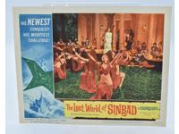 The Lost World of Sinbad 1965 Fantasy/Adventure Movie Lobby Card Poster 11x14